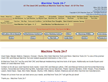 Tablet Screenshot of machinetools247.com